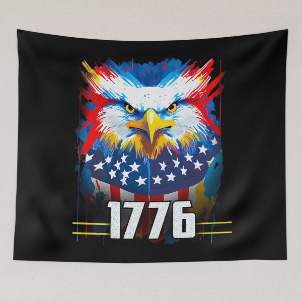 Item preview, 1776, July 4th, Independence Day v2, Bald Eagle designed and sold by mwebba2005.