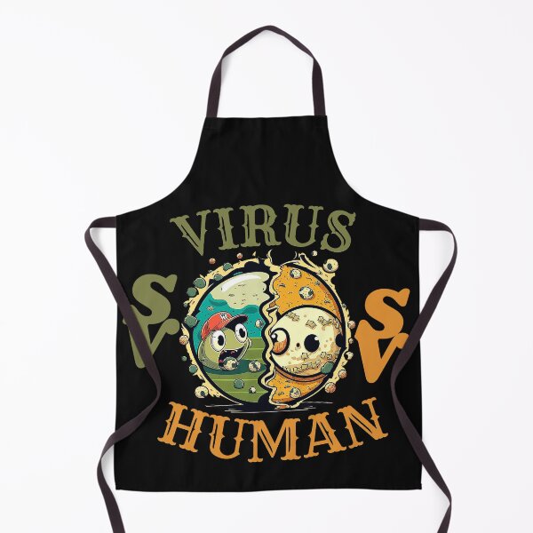 Item preview, funny virus vs human designed and sold by Pawtastic Prints.
