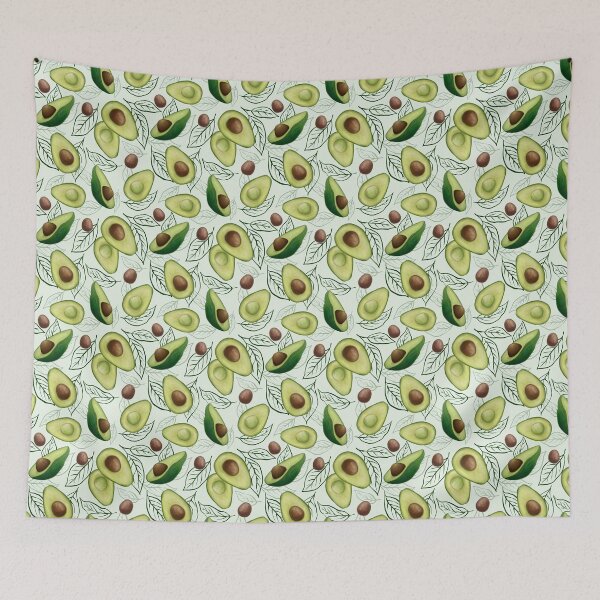 Item preview, Avocado pattern designed and sold by Wisteria Creative Co..