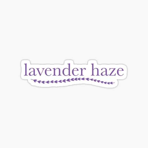 Lavender Haze Color Swatch. | Poster