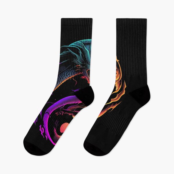 Item preview, Synthwave Yin Yang Dragon designed and sold by pedrogag.