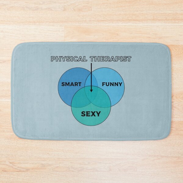 Item preview, Physical therapist Venn Diagram, Funny Physical therapist Gift Idea, Anatomy Student designed and sold by Eddyed.