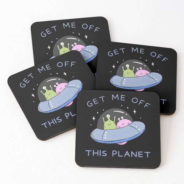 Item preview, Get Me Off This Planet! Aliens in a Spaceship designed and sold by SimpliText.
