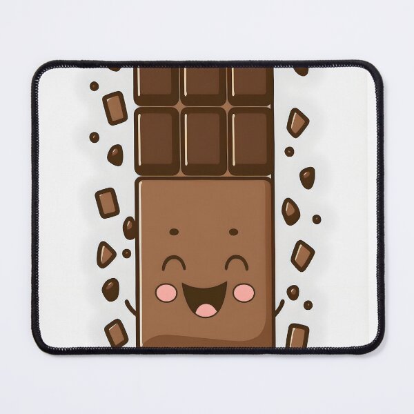 Item preview, kawaii chocolate bar smiling designed and sold by R.L cases and stickers.