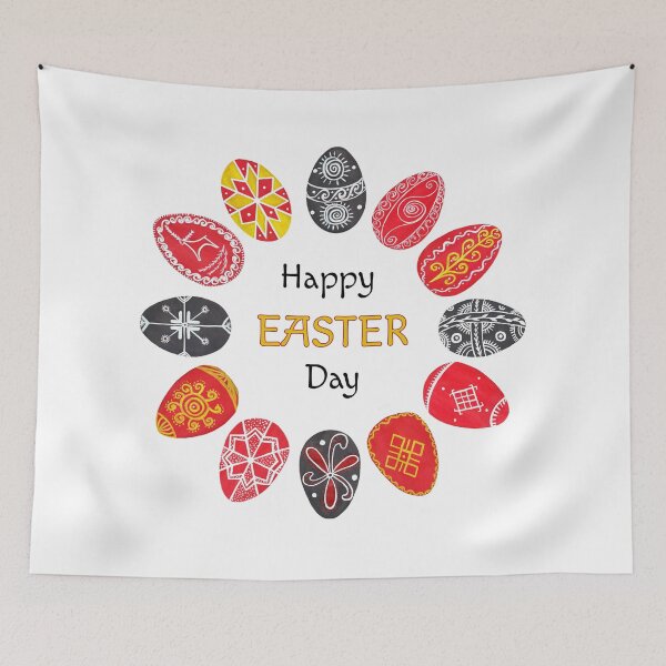 Item preview, Happy Easter day Pysanka - Ukrainian Easter eggs designed and sold by Wolshebnaja.