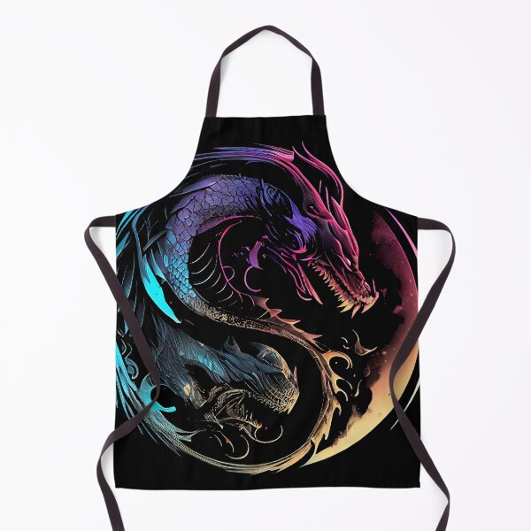 Item preview, Synthwave Yin Yang Dragon designed and sold by pedrogag.