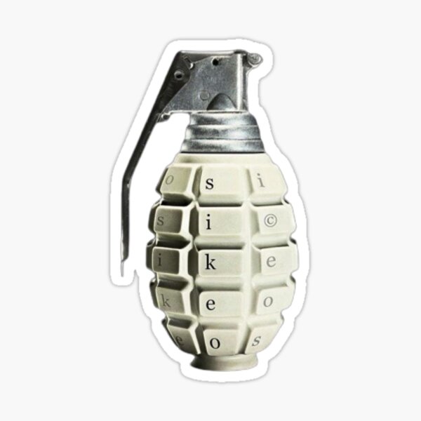 Item preview, Hailey Lujan Sike Ops  Keyboard Grenade designed and sold by Stickers&More.