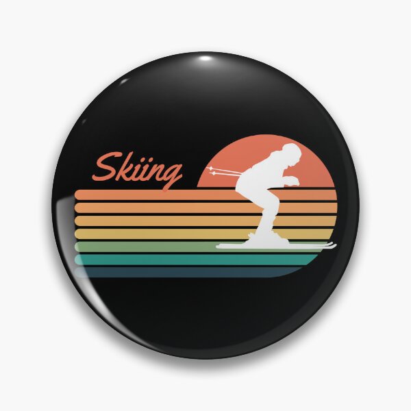 Item preview, Skiing Retro Sunset designed and sold by AlpacaSmokes.