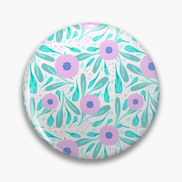 Artikelvorschau, Pink Pincushion Flower - White entworfen und verkauft von JaselviiStudio.
