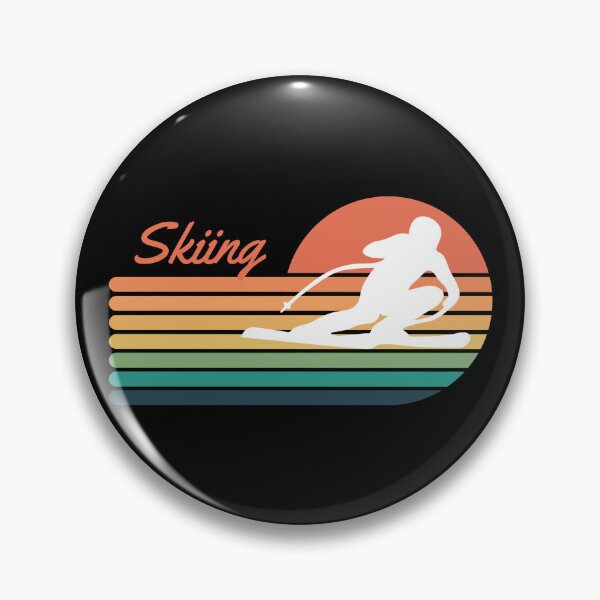 Item preview, Skiing Retro Sunset 2 designed and sold by AlpacaSmokes.