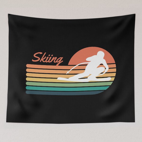 Item preview, Skiing Retro Sunset 2 designed and sold by AlpacaSmokes.