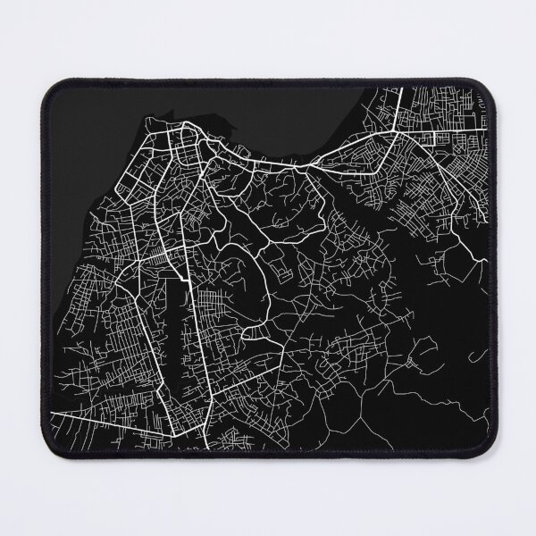 Item preview, Cabinda City Map of Angola - Full Moon designed and sold by deMAP.