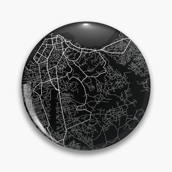 Item preview, Cabinda City Map of Angola - Full Moon designed and sold by deMAP.