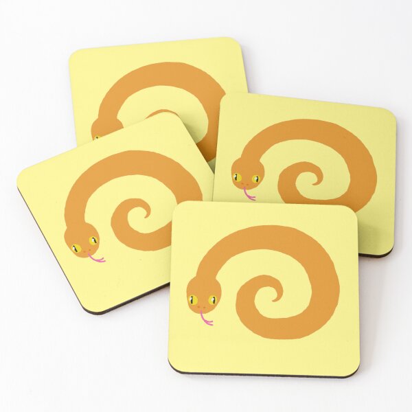Item preview, Swirly Orange Snake designed and sold by emikat-art.
