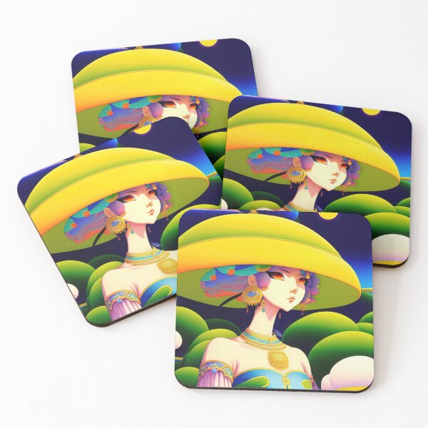 Item preview, Woman in 90's vintage anime surrealism artwork designed and sold by fr4nk87.