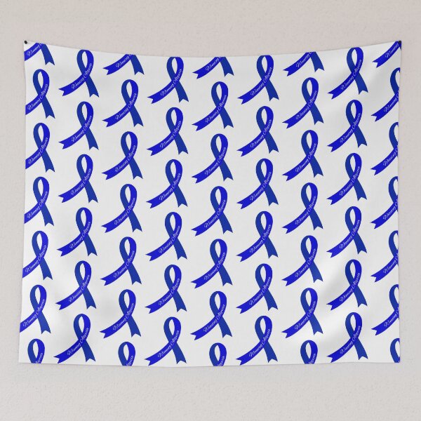 Item preview, Alopecia Blue Ribbon for Alopecia Awareness Month designed and sold by Winning Alopecia.