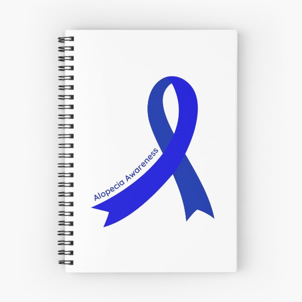 Item preview, Alopecia Blue Ribbon for Alopecia Awareness Month designed and sold by Winning Alopecia.