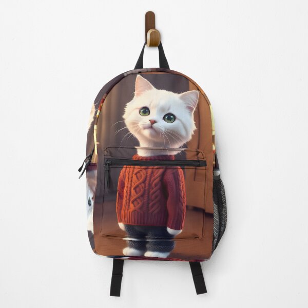 Artikelvorschau, Katze im Strickpullover - moderne digitale Kunst entworfen und verkauft von Ai-michiart.