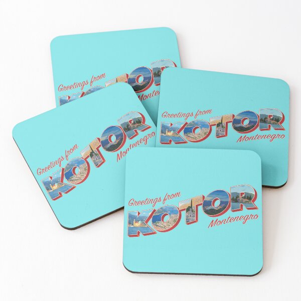 Item preview, Greetings from Kotor in Montenegro Vintage style retro souvenir designed and sold by DeveloperProp0.
