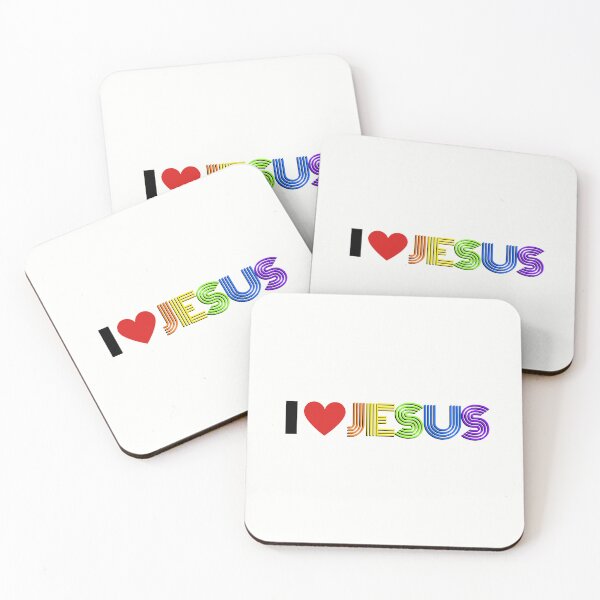 Item preview, I LOVE JESUS designed and sold by threadsjam.