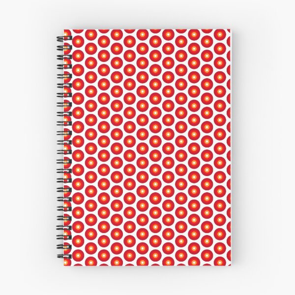 Item preview, CIRCLES. DOT PATTERN. REDS ORANGE WHITE. designed and sold by 5hertz.