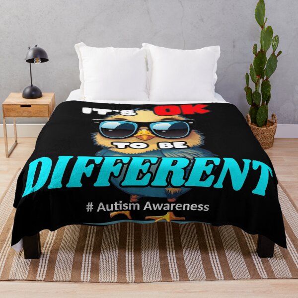 Item preview, Autism Awareness Acceptance chicken Its Ok To Be Different designed and sold by Animal-ink.