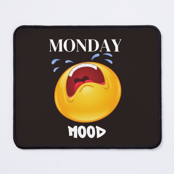 Item preview, Monday Mood_Funny emoji designed and sold by KereetsaOne.