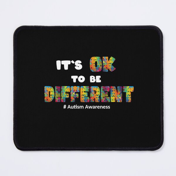 Item preview, Autism Awareness Acceptance woman man Its Ok To Be Different designed and sold by Animal-ink.