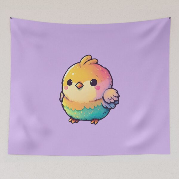 Item preview, Cute Fluffy Chicken Feathered Cuteness designed and sold by ultra-cute.