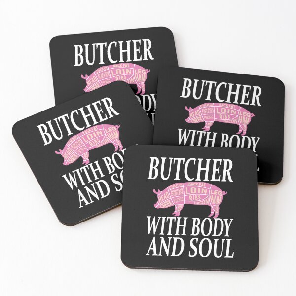 Item preview, Butcher with heart and soul cool BBQ design designed and sold by ReneMM.