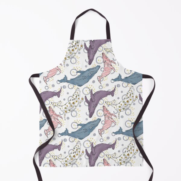 Item preview, Whales And Circles Pattern designed and sold by CaglaCokgezen.