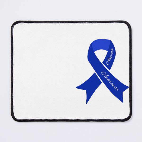 Item preview, Alopecia Blue Ribbon for Alopecia Awareness Month designed and sold by Winning Alopecia.