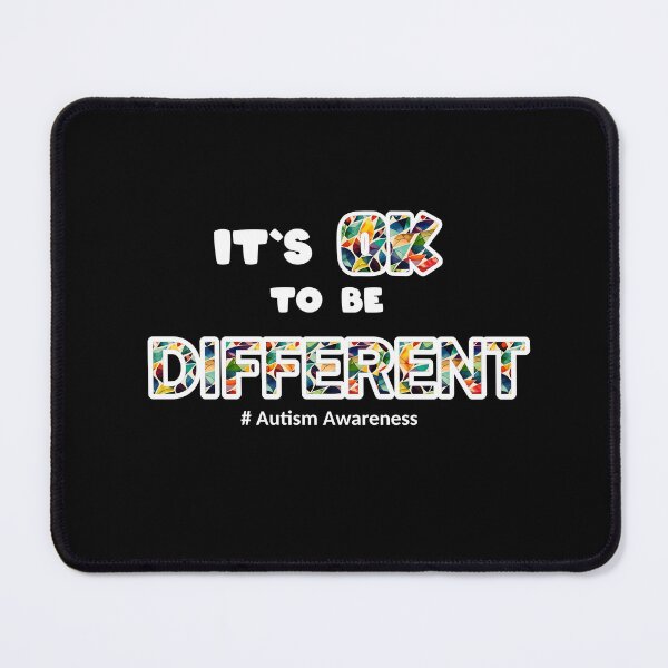 Item preview, Autism Awareness Acceptance woman man kid Its Ok To Be Different designed and sold by Animal-ink.