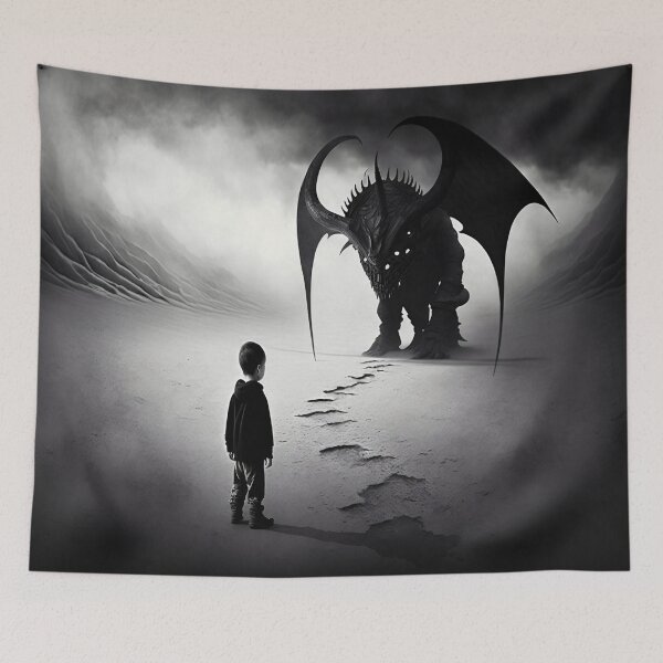 Item preview, facing the dark designed and sold by DreamscapesAI.