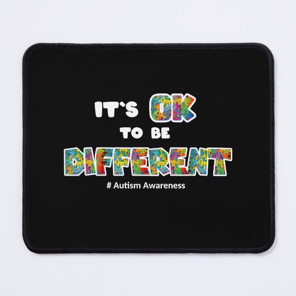 Item preview, Copy of Autism Awareness Acceptance woman man kid Its Ok To Be Different designed and sold by Animal-ink.