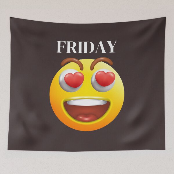 Item preview, Friday Mood_Funny emoji designed and sold by KereetsaOne.