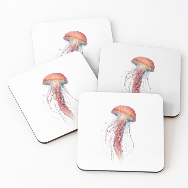 Item preview, Red Jellyfish beauty designed and sold by Paintograma.