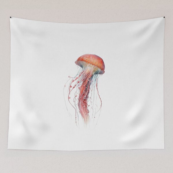 Item preview, Red Jellyfish beauty designed and sold by Paintograma.