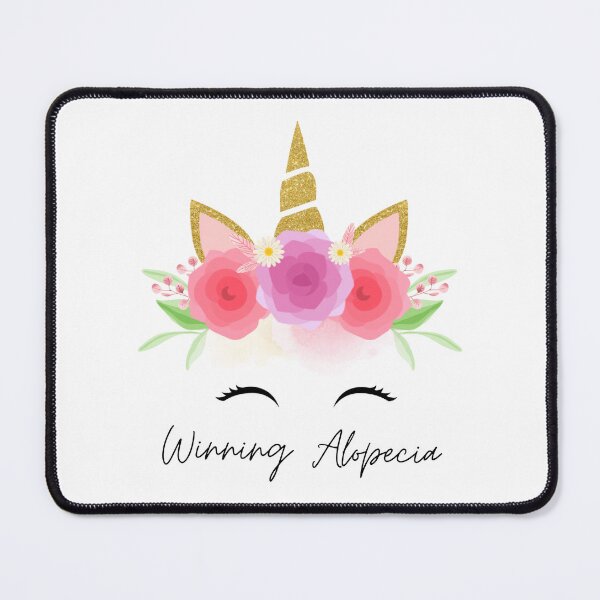 Item preview, Unicorn - Cute Alopecia and Hair Loss Support Gift designed and sold by Winning Alopecia.