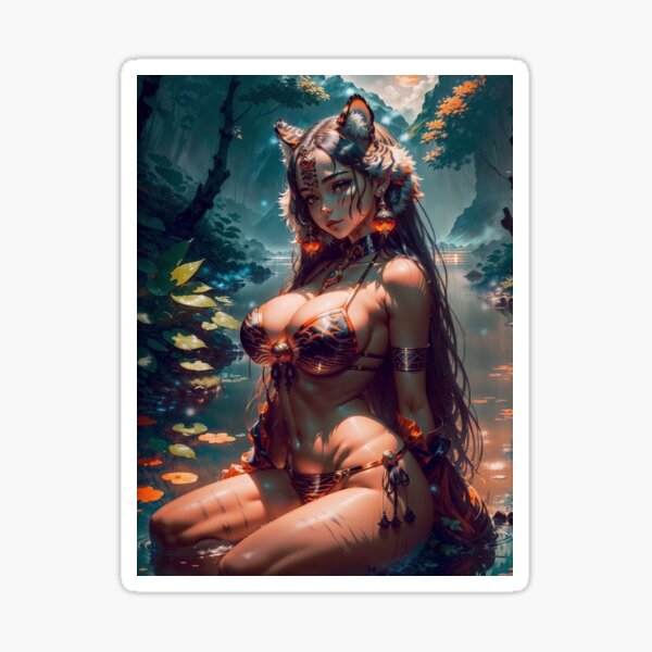Tiger Princess Sticker