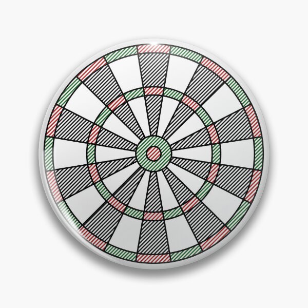 Artikelvorschau, Dartscheibe - Geschenk für Dartspieler entworfen und verkauft von CourtOfApparel.