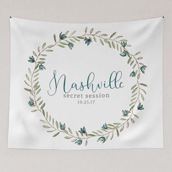 Item preview, nashville secret session floral wreath  designed and sold by kararoberts.