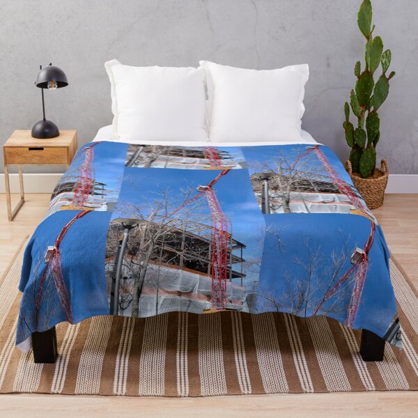 Item preview, Downtown Building Red Crane designed and sold by 743Designs.