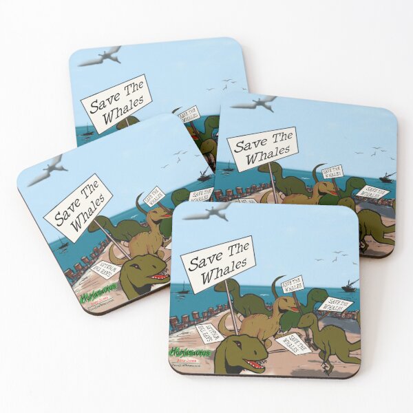 Item preview, Original Comic Art Dinosaurs Save the Whales designed and sold by VicesAndVerses.