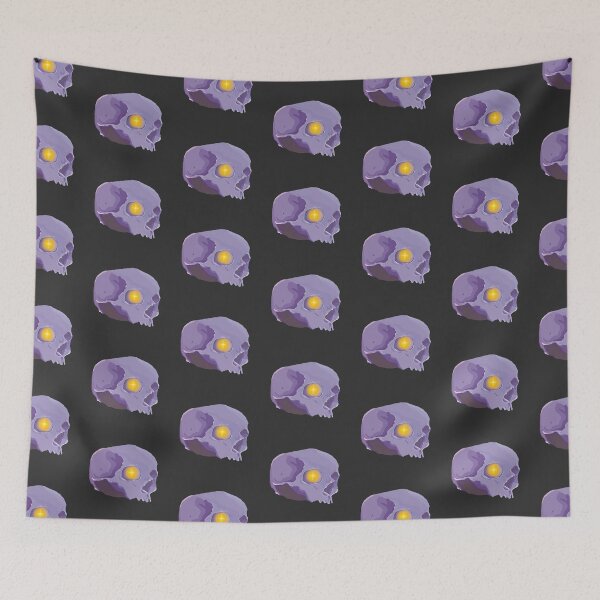 Item preview, Purple skull designed and sold by Phoebedeeart.