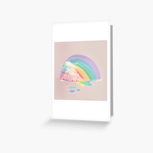 Item preview, Pastel Rainbow + Clouds designed and sold by CeeJBeeCreates.