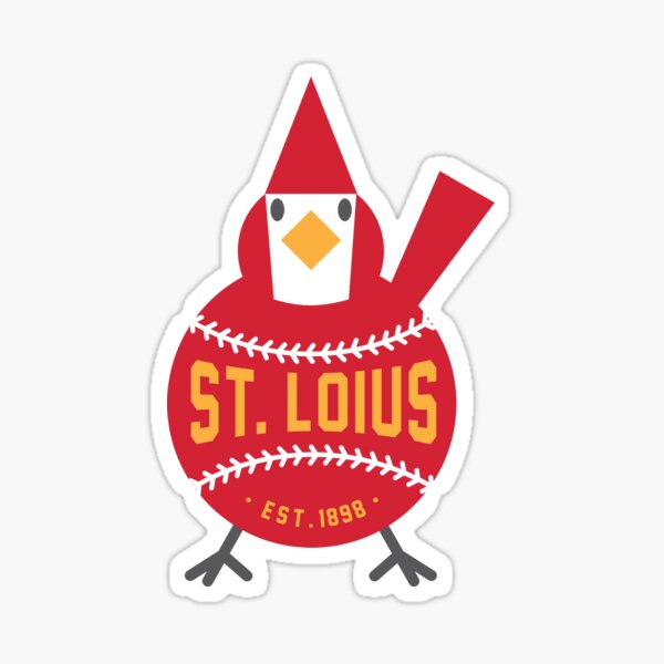 St. Louis Cardinals Bird by © Buck Tee Originals - St Louis Cardinals -  Sticker