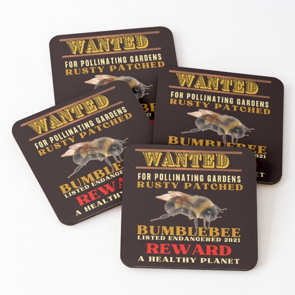Item preview, Endangered Rusty-Patch Bumblebee Needs Native Plants To Survive designed and sold by walkingrock.