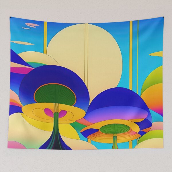 Item preview, 90's vintage anime surrealism landscape artwork designed and sold by fr4nk87.