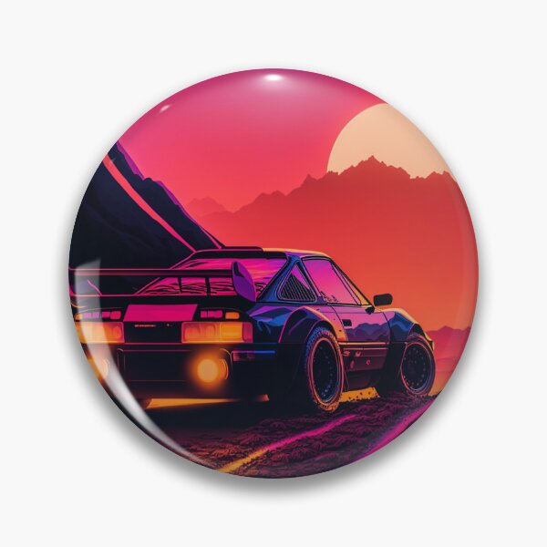 Item preview, Retro Synthwave Rally Racing 80s designed and sold by RESToRAPTOR.